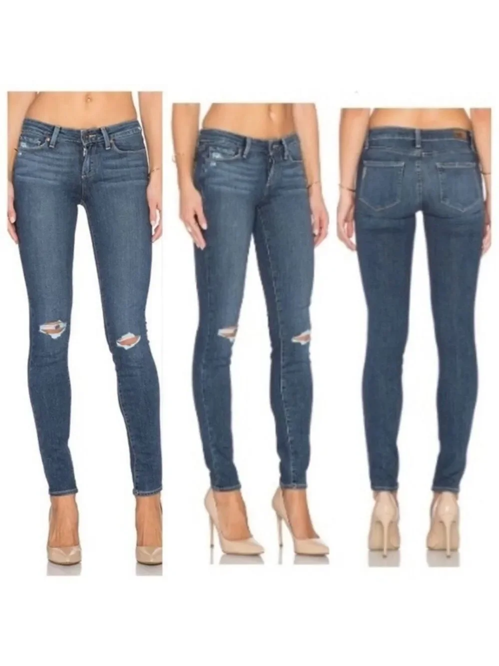 Paige distressed Verdugo Ultra Skinny Jeans Sz 29